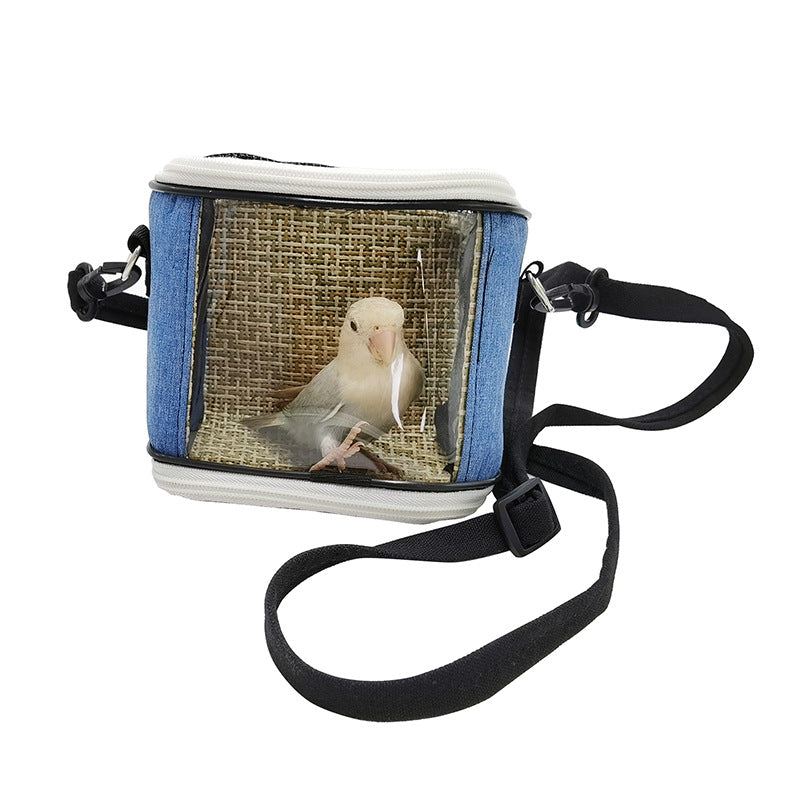 Portable Parrot Travel Cage - The Perfect Companion for Your Feathered Friend